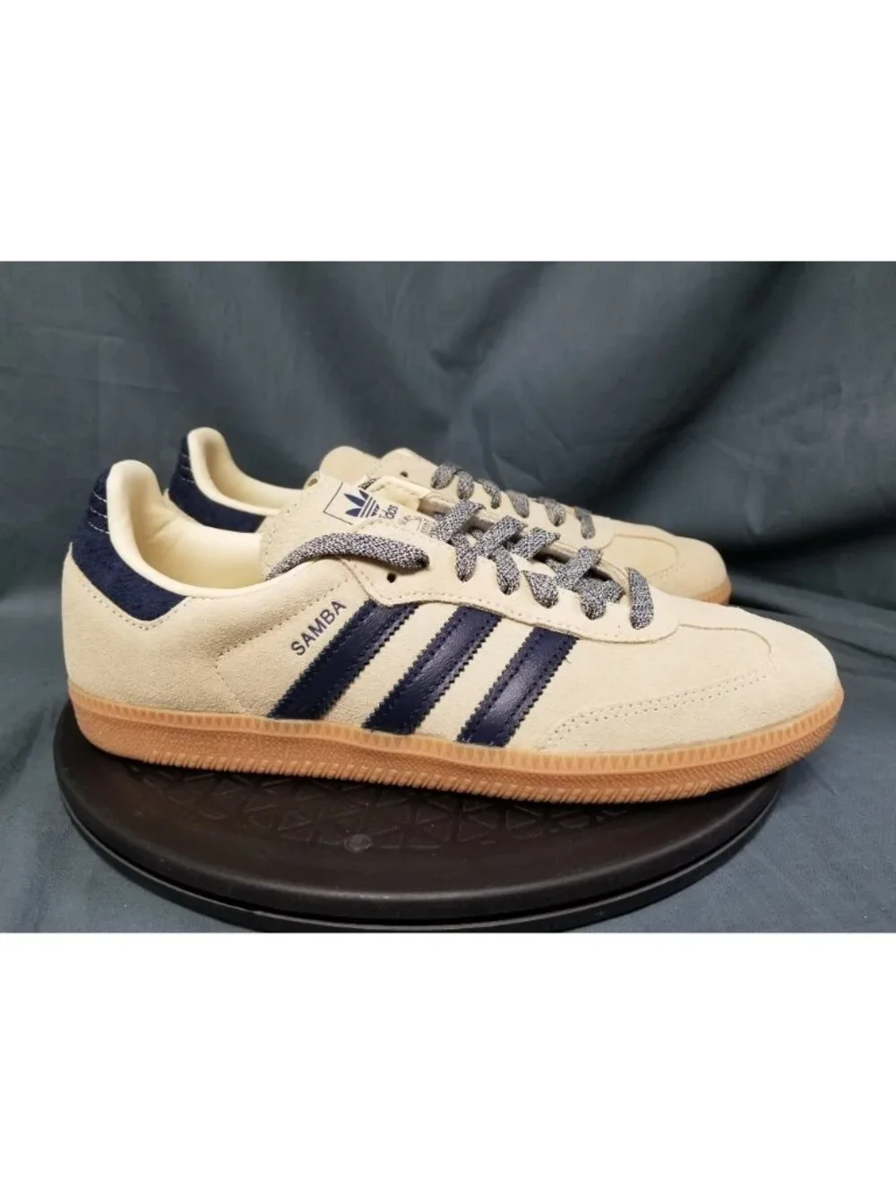 Adidas Samba OG Warm Vanilla Night Indigo Men's Size 8.5 NEW NO BOX!